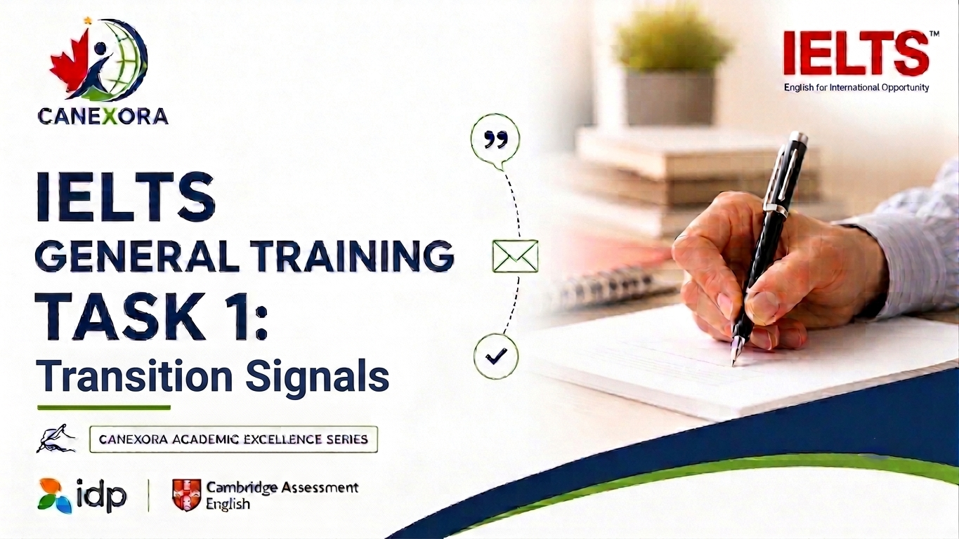 IELTS General Training Task 1: Transition Signals