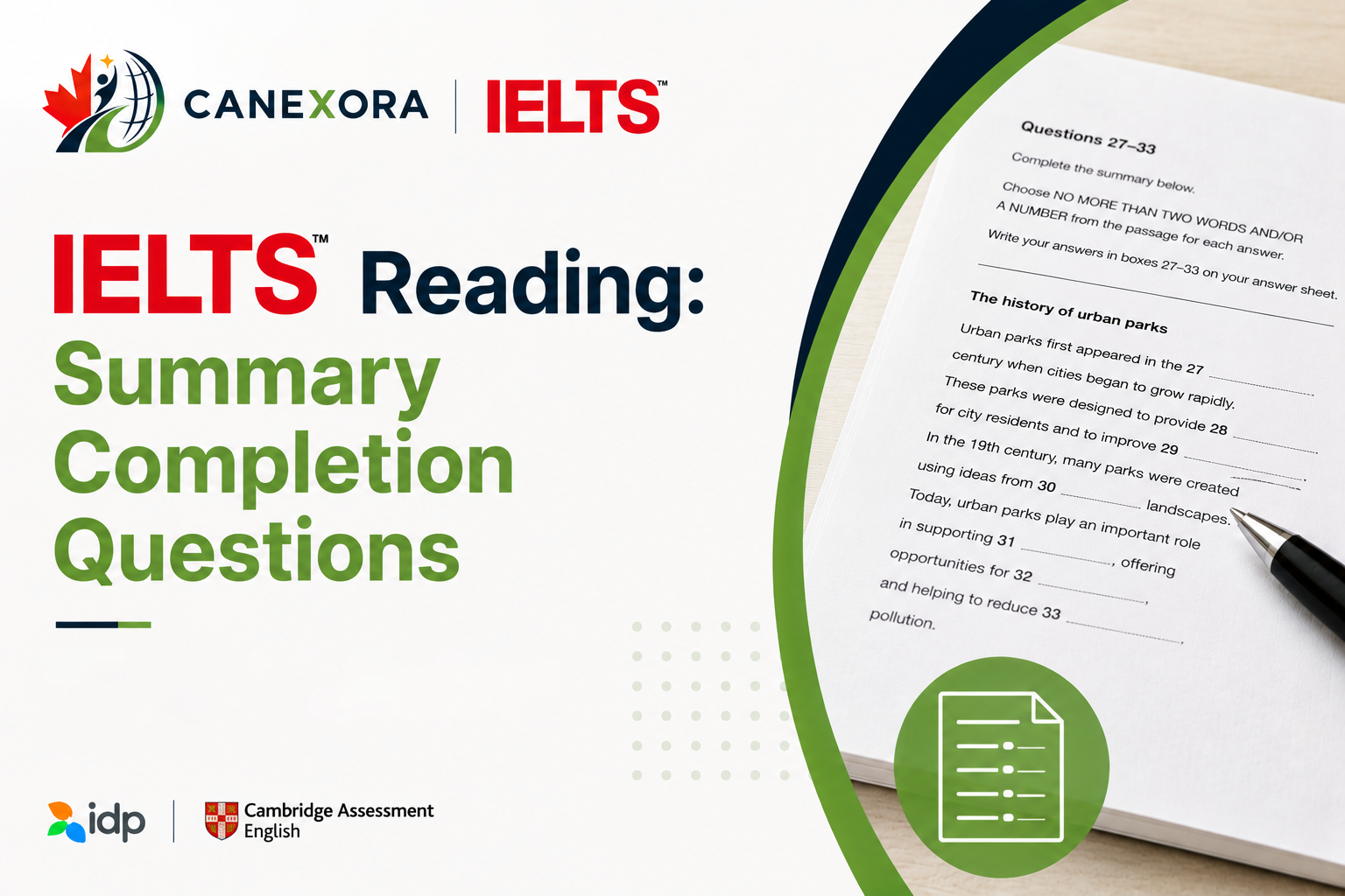 IELTS Reading: Summary Completion Questions