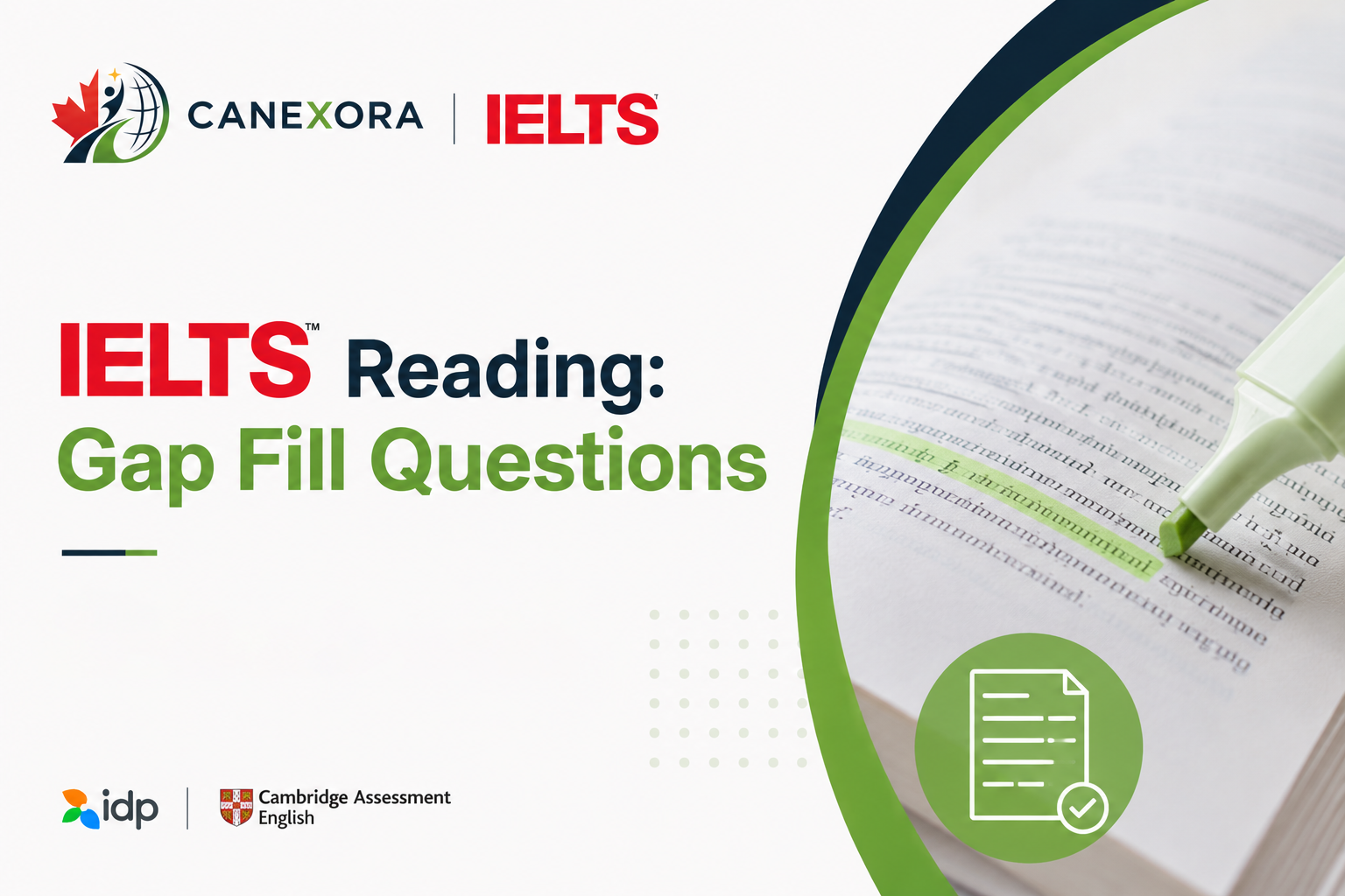 IELTS Reading: Gap Fill Questions